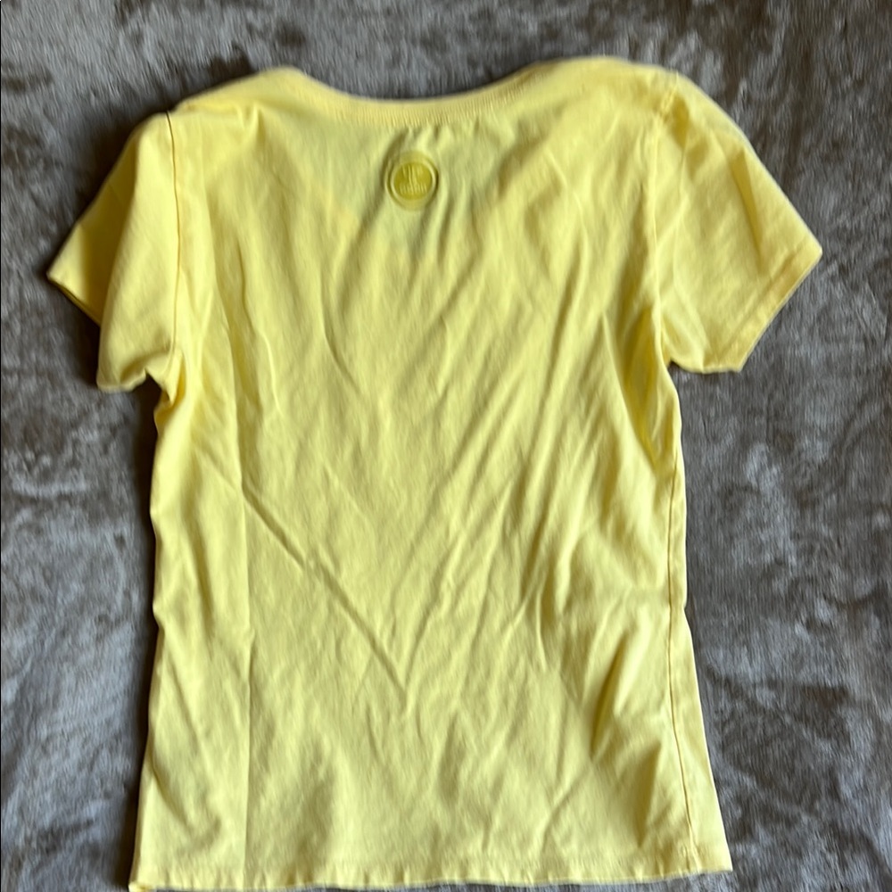 Life Is Good Soft Yellow Tee Horse Logo - Picture 7 of 8